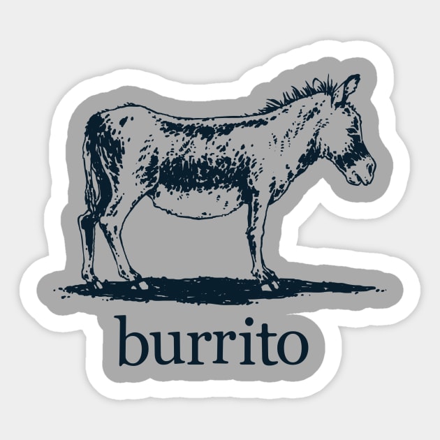 Burrito Sticker by Mouse